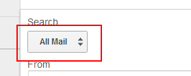 Search only messages with a certain label in gmail