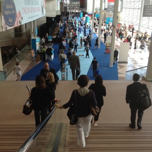 The convention floor at Book Expo America - photo by Ashley Grill