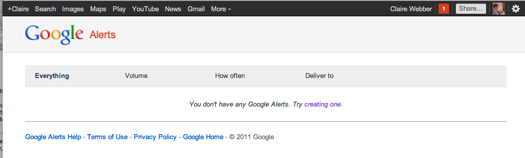 Using Google alerts: a how-to tutorial for Instant Access to Security and Content